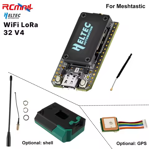 Heltec LoRa 32 V4 Meshtastic GPS ESP32 WIFI+BLE SX1262 LoRa 0.96inch OLED Solar Powered Dev-Board fo