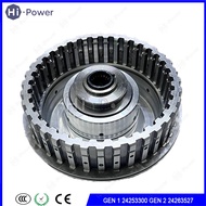 6T45 6T40 3-5 Reverse Auto Transmission Clutch Housing GEN 1 24253300 GEN 2 24263527 For Buick Opel 