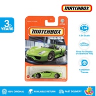Matchbox Porsche 918 Spyder Green