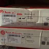 REAR DISC ROTOR NCP93 BREMBO