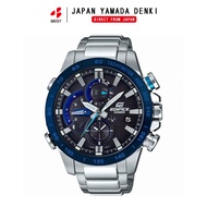 【Direct from Japan】Casio Edifice Men's Solar Metal Black Race Lap Chronograph Watch EQB-800DB-1AJF