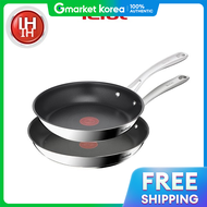 Tefal | กระทะเทฟอล อนดกชน 3X เพอรเฟค รซสต 2 ชน (ขนาด 24 นว + ขนาด 28 นว)