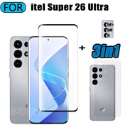 Tempered Glass for itel Super 26 Ultra S25 Ultra S25 S24 S23 Screen Protector & Camera Protector & B