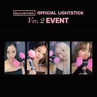4pcs/set BP 4th Generation Lightstick Hammer Ver 2 EVENT Photocard Lomo Card BP Jennie Jisoo Lisa Ro