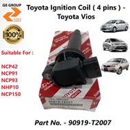 Toyota Ignition Coil ( 4 Pins ) - Toyota Vios ( 90919-T2007 )