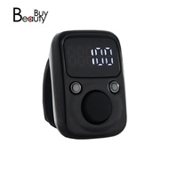 LED Electronic Counter Rechargeable with Time Counter Convenient 5-Digit Adjustable Finger Ring Coun