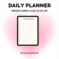 🗓️ Daily Planner | Printable Digital Planner (A4 & A5 PDF)|Daily Organizer Planner | Printable PDF (