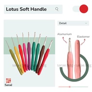 Lotus Soft Handle Crochet Crochet Crochet Crochet Crochet Crochet Crochet Crochet Hook (RETAIL)