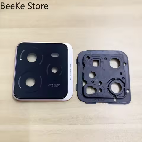 1Set Rear Lens Glass + Frame Bezel Holder For Realme GT7 Pro / GT 7 Pro Racing Edition 5G Back Camer