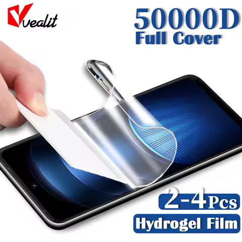 2-4Pcs Soft Hydrogel Film For Vivo iQOO Neo 9S 9 8 7 Pro Plus Screen Protectors For Vivo X100S X60 X