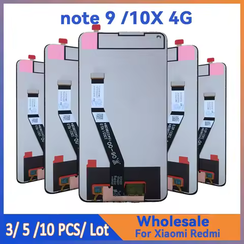 Wholesale 3/5/10 pieces Lot For Xiaomi Redmi Note 9 LCD Screen With Touch Mount For Redmi 10X 4G Rep