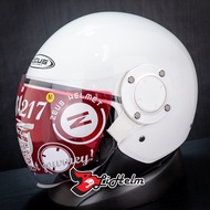 ZEUS HELMET ZS217 SOLID | WHITE | ZS 217 DOUBLE VISOR