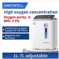 Medical Oxygen Concentrator Machine Portable 1-7L Home Oxygen Tank Adjustable Intelligent With Nebul