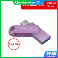 Sandisk | Sandisk Official Seller Ultra Dual Drive Go 256Gb USB Flash Drive Purple (Sdddc3-256G-G46L