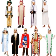 Halloween Children's Costume Arabian Pilgrim Playing Prom Saudi India Egyptian Prince Magic Lamp Clo