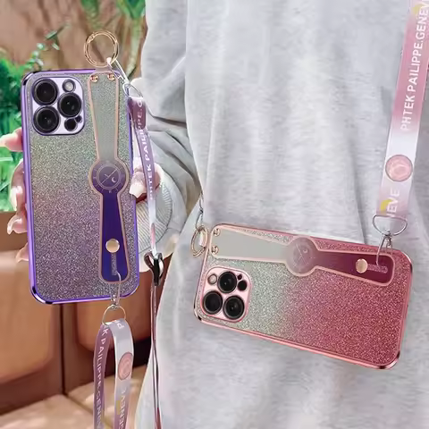 Wrist Strap Rope Lanyard Phone Case For Xiaomi Mi Poco C65 C55 C40 X2 X3 NFC GT X4 X5 X6 F5 F4 F3 F2