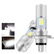 [QMU] Motorcycle Light Motorcycle LED Headlight Bulb P15D H4 BA20D 12LED Lamp