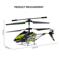 HIJAU RC Helicopter WL XK S929A 3.5CH 2.4G Children's Toy With Gyro - Green