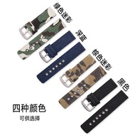 Canvas Nylon Strap 18mm20mm22mm24mm Black Watch Strap Watch Accessories