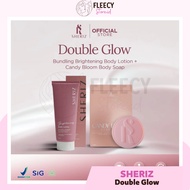 SHERIZ Double Glow - Brightening Body Lotion + Candy Bloom Body Soap