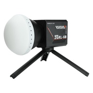 Rechargeable LED Video Light with Silent Cooling Fan 8 FX Special Effects Portable Studio Light for 