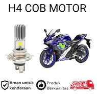 1pcs H4 COB LED headlights for Yamaha R25 2014 2018 motorcycles koko