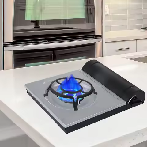 Iron Gas Stove Pan Stand Non-Slip Stable Four Prong Design Wok Support Gas Range Cooktop Grates Repl