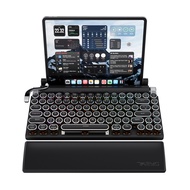 Retro Typewriter 7KEYS TW1867 Wireless Mechanical Keyboard, Bluetooth Keyboard Ergonomic Keyboard Ga