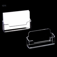 CH* 2Pcs Business Card Stand Acrylics Name Card Stand Display Stand Business Card Stand Desk Busines