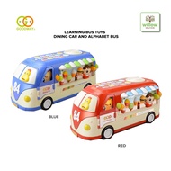 Educational Toys - Goodway Learning Bus Toys - Dining Car N Alphabet Bus