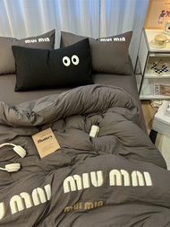 (💥FREESHIP MAX) SET 4 MÓN VỎ CHĂN GA GỐI COTTON ĐŨI THÊU NỔI SIÊU XINH