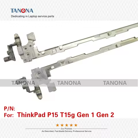 5H50W13753 LCD Hinges Axis L+ R New For ThinkPad P15 Gen 1 P15 Gen 2 T15g Gen 1 T15g Gen 2