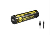 {MPower} Nitecore NL1826R Type-C USB 充電 18650 2600mAh 3.7V Battery 有保護電路, 帶保護板 鋰電池 充電池 - 原裝行貨
