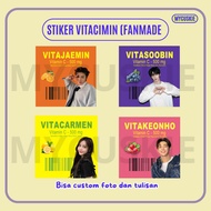 [ MYCUSKIE ] Vitacimin custom stickers Freebies concerts/event