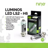 Latest H6 9Nine Laser Motorcycle Led Light Ls2 White YellowLuminos