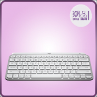 Logitech - Logitech MX KEYS Mini Wireless Keyboard 無線炫光鍵盤 淺灰色 - MXKEYSMINIWH-W [平行進口]