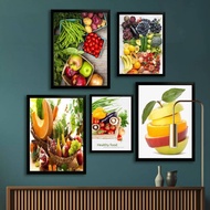 Fruit Canvas Art Posters & Wall Art Posters - Modern Home Bedroom Decor Posters, Decorative Canvas P