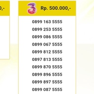 Nomor Cantik Three 10 digit Triple 555 08970073555 wi6