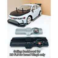 Dashboard for RC Wing2 VMAX VL5 FL5. Accessories for decorations only