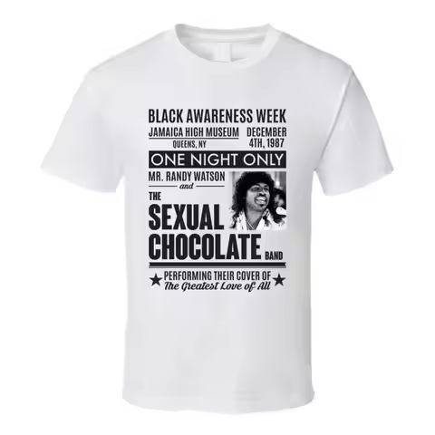 Mr. Randy Watson And The Sexual Chocolate Band Coming To America Black Comedy Mo T shirt