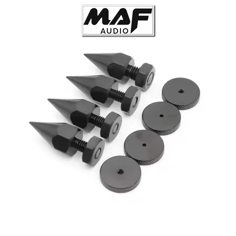 4sets M6 M8 M10 Spike Feet Cone Stand Base Speaker Isolation Pad Mat Foots Floor PC TV Monitor Subwo