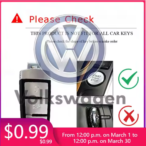 2026 Hot Styling Mouldings For VW Volkswagen Jetta MK5 Golf Car Key Case Cover Holder Shell For Volk