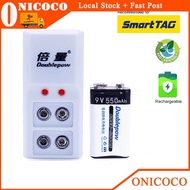 <Local Seller> Original Doublepow DP-B09 Rechargeable 9V Battery Charger Power Adapter Smart Tag wt 