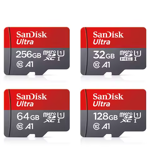 SanDisk Micro SD Memory Ultra TF Flash Card A1 V10 C10 U1 for Camera Phone Nintendo Switch Tablet Dr