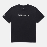 Ready Stock 2026 Descente Descente Men Women Letter Short-Sleeved T-Shirt SR123UTS13 _ BLK