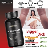 HABUMAMA Halal Black Maca Capsules Male Energy Testosterone Booster Supplements Enhance Male Vitalit