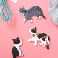 Hanging Kitten Cute Refrigerator Stickers Refrigerator Decoration Magnetic Stickers Refrigerator Decoration Japanese Three-Dimensional Refrigerator Stickers Decorative Sticker