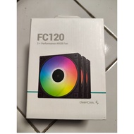 DEEPCOOL FC120 Black (3 x A-RGB Fan) / Fan Casing 12cm 3 in 1 Second Like New Official Warranty