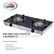 Kyowa KW 3568 Gas Stove (Double Burner)