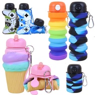 Coya Cozy 500ml/600ml Leak-Proof Collapsible Foldable Silicone Water Bottle With Straw For Kid [BPA-
